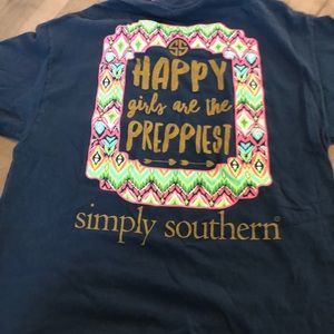 Blue simply southern t shirt